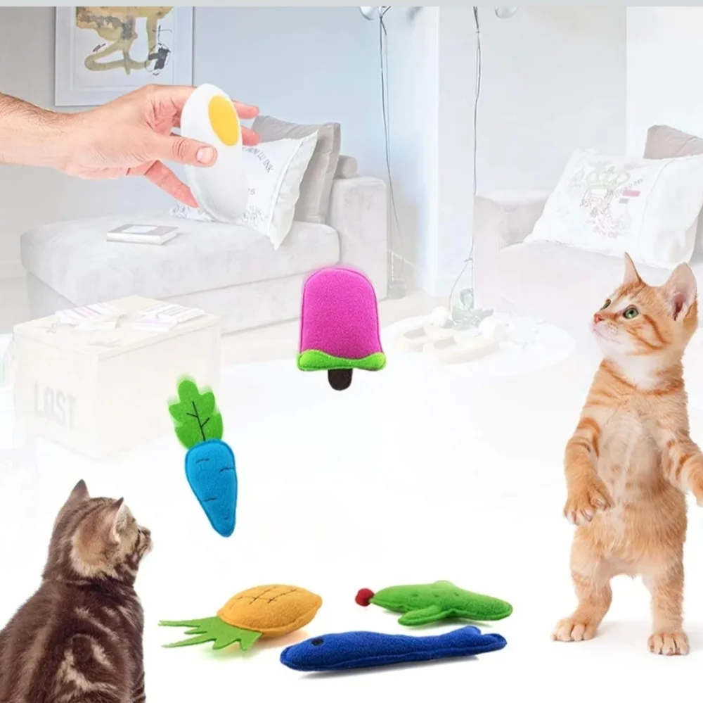 Colorful Cat Toy Set 6PC